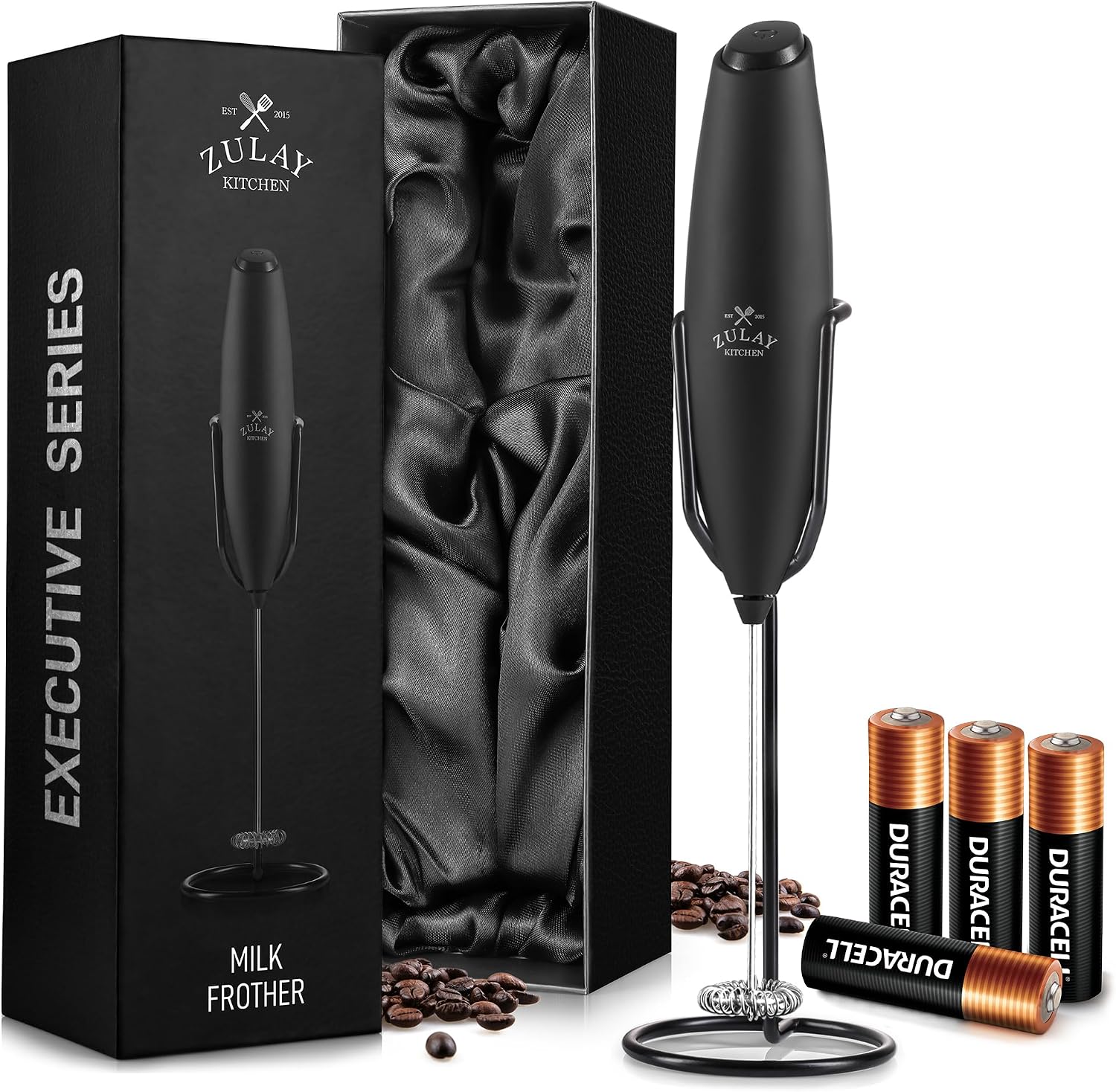 Electric Milk Frother Handheld - 라떼 카푸치노 커피 선물용 전기 우유