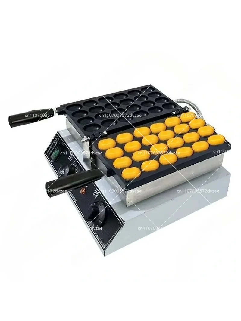 Mini Waffle Maker Machine - 미니 타원형 에그 와플 메이커, 논스틱