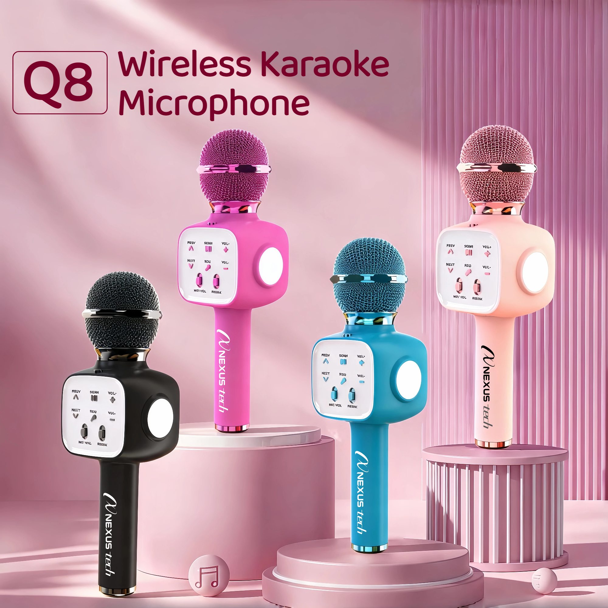 Home Appliances - 무선 블루투스 5.2 노래방 마이크 5