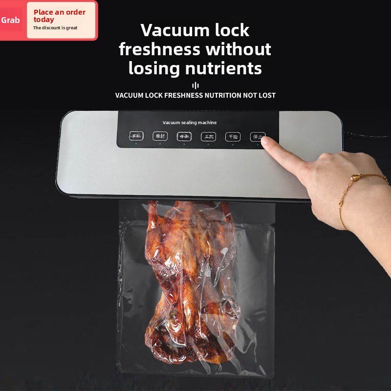 Food Vacuum Sealer Machine - 진공 밀봉, 압축기, 가정용 식품 포장,