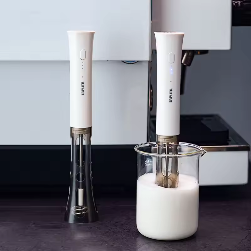 Electric Milk Frother Handheld - 전기 우유 거품기, 휴대용 USB 충전식