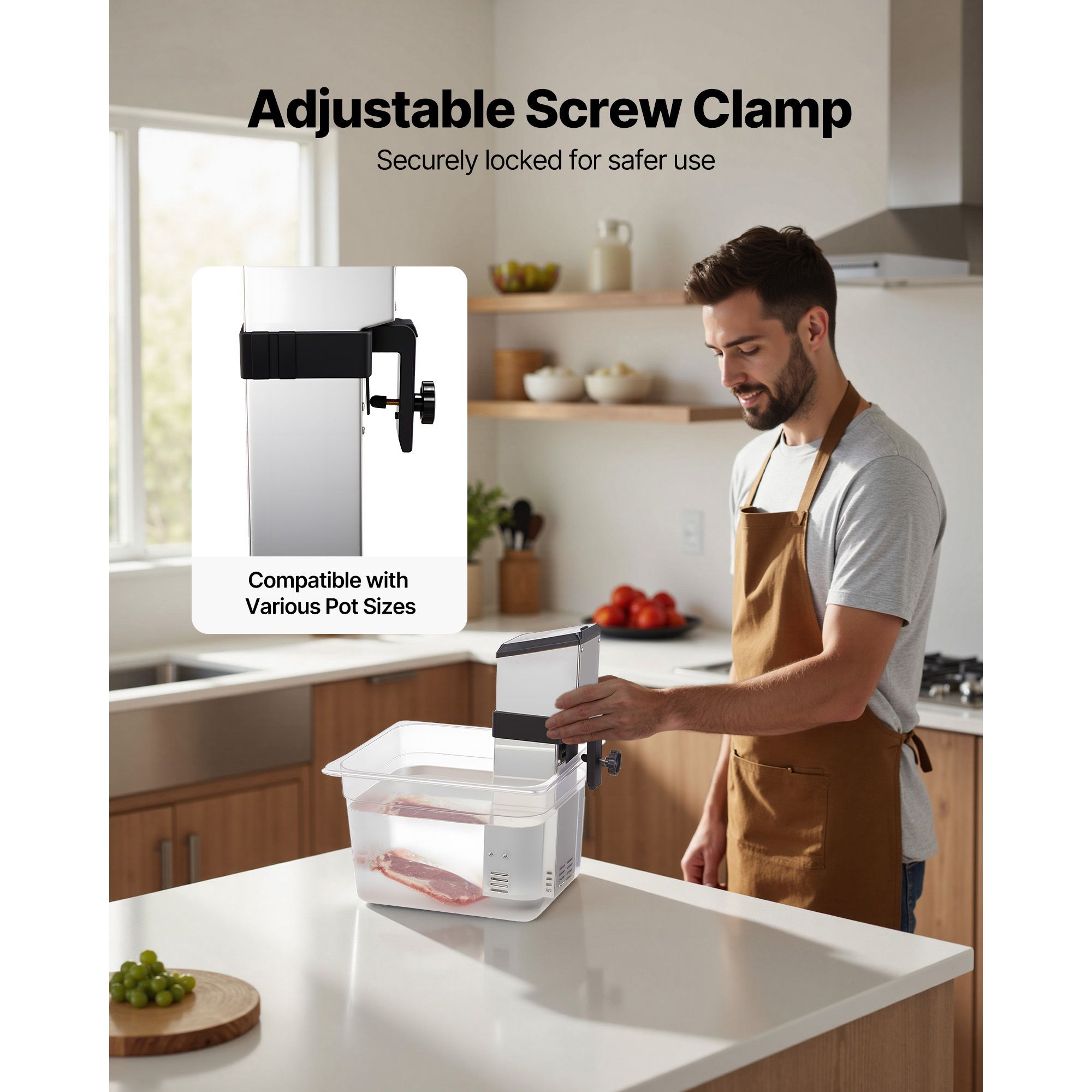 1500W 수비드 조리기, 정밀 조리용 LED 디지털  - Digital Sous Vide Precision Cooker 리뷰 및 가격