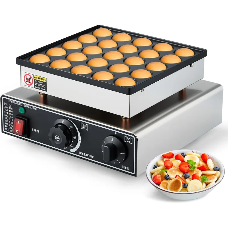 미니 팬케이크 메이커 상업용 25개 더치 머핀 기계 9 - Mini Waffle Maker Machine 리뷰 및 가격