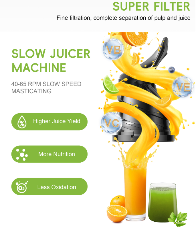 상업용 전기 콜드프레스 핸드 미니 휴대용 저속 생과일  - Electric Slow Juicer Cold Press 리뷰 및 가격
