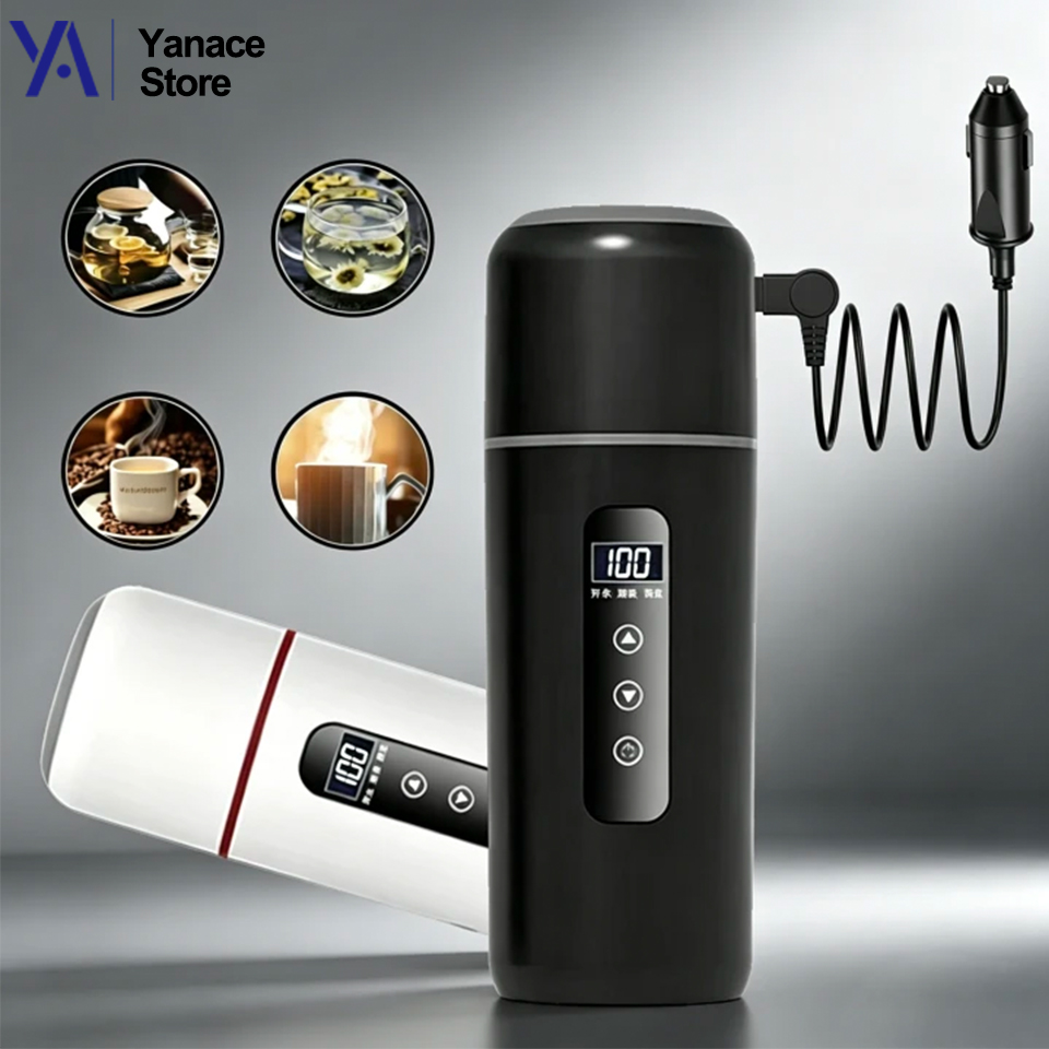 12V 24V 자동차 가열 컵 500ml 온도 조절 가 - Electric Kettle Temperature Control 리뷰 및 가격