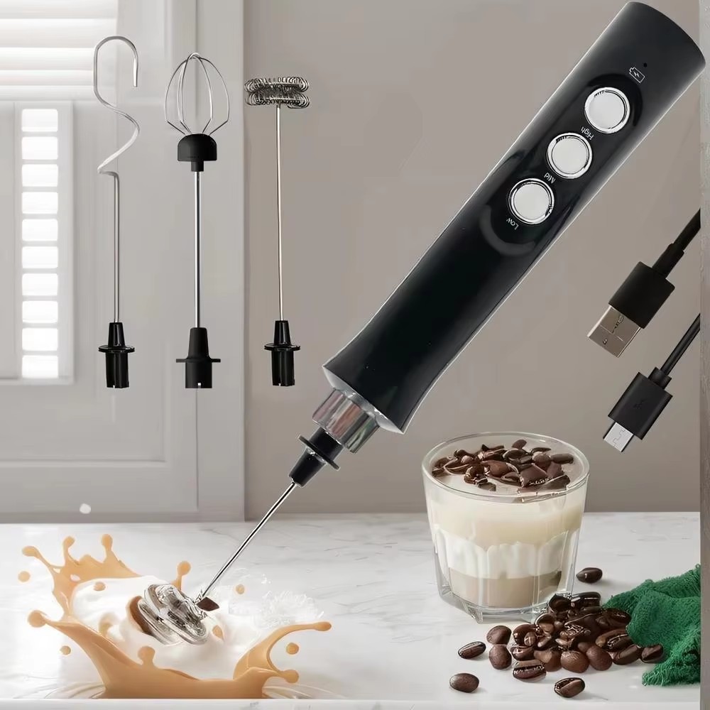 무선 충전식 전기 우유 거품기 - 3가지 속도, 라떼, - Portable Blender Usb Rechargeable 리뷰 및 가격