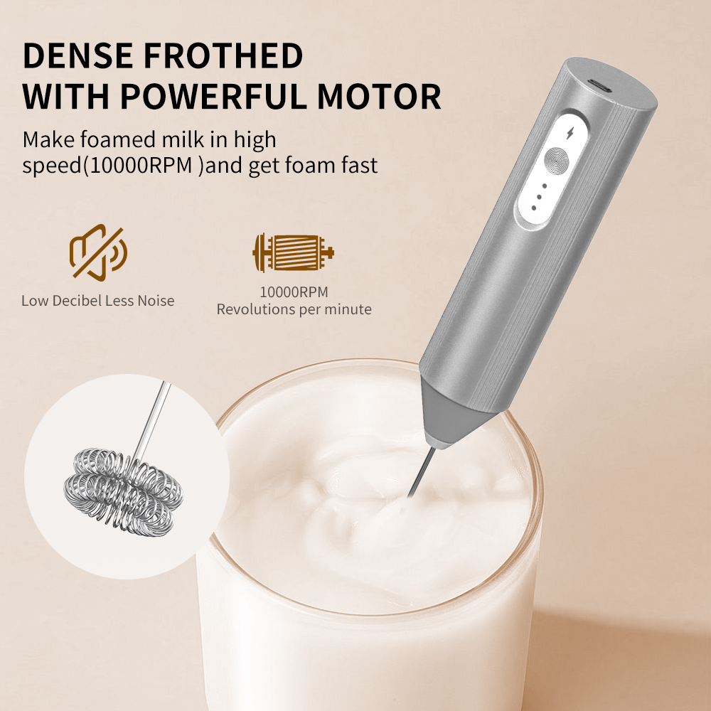 클리톤 전기 도금 실버 USB-C 충전식 3단 속도 조 - Portable Blender Usb Rechargeable 리뷰 및 가격