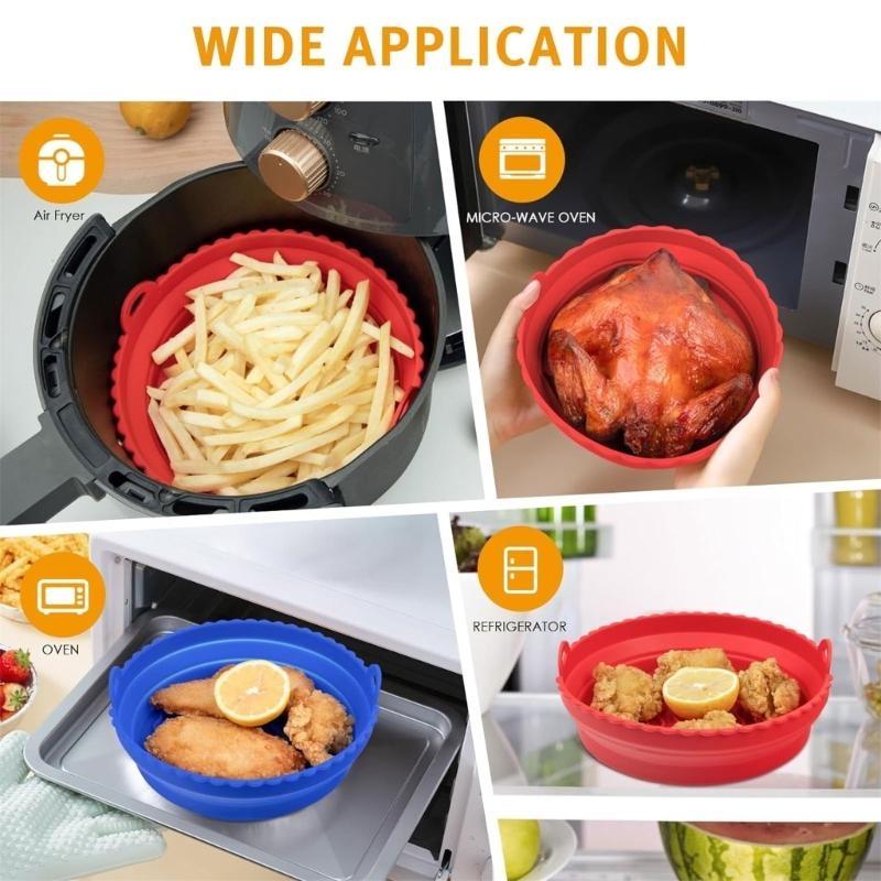 D0AB 2팩 에어 프라이어 실리콘 라이너 에어 프라이 - Air Fryer Silicone Pot Liner 리뷰 및 가격