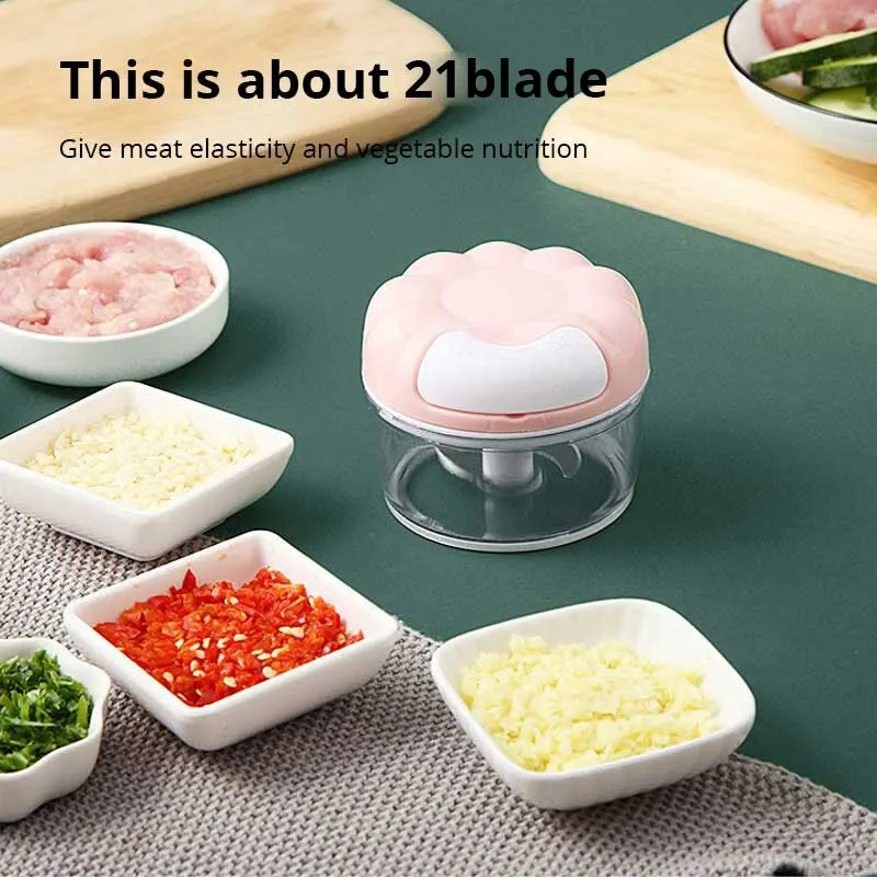 1개 블루/핑크 수동 마늘 다지기 핸드 풀 주방용 가정 - Immersion Hand Blender Set 리뷰 및 가격