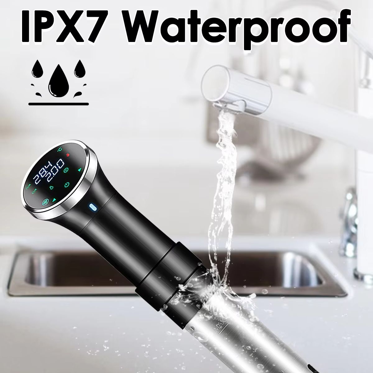 수비드 쿠커 1100W 이머전 서큘레이터 25-95 ° - Digital Sous Vide Precision Cooker 리뷰 및 가격